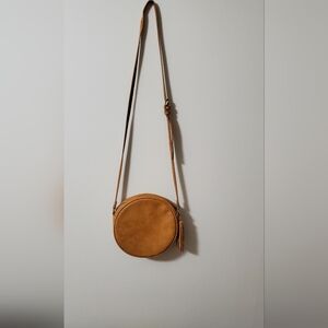 Mustard Circle Crossbody